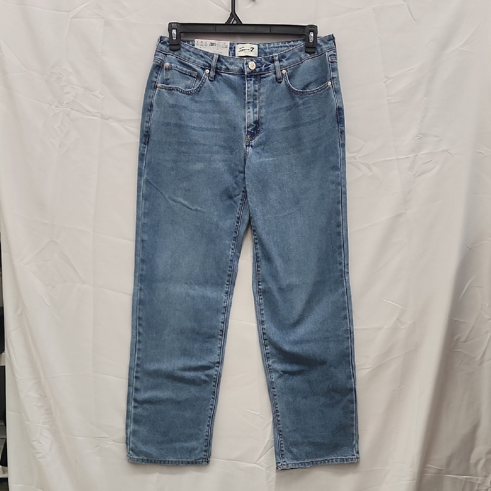 Seven7 Women Loose Straight‎ Blue Jeans